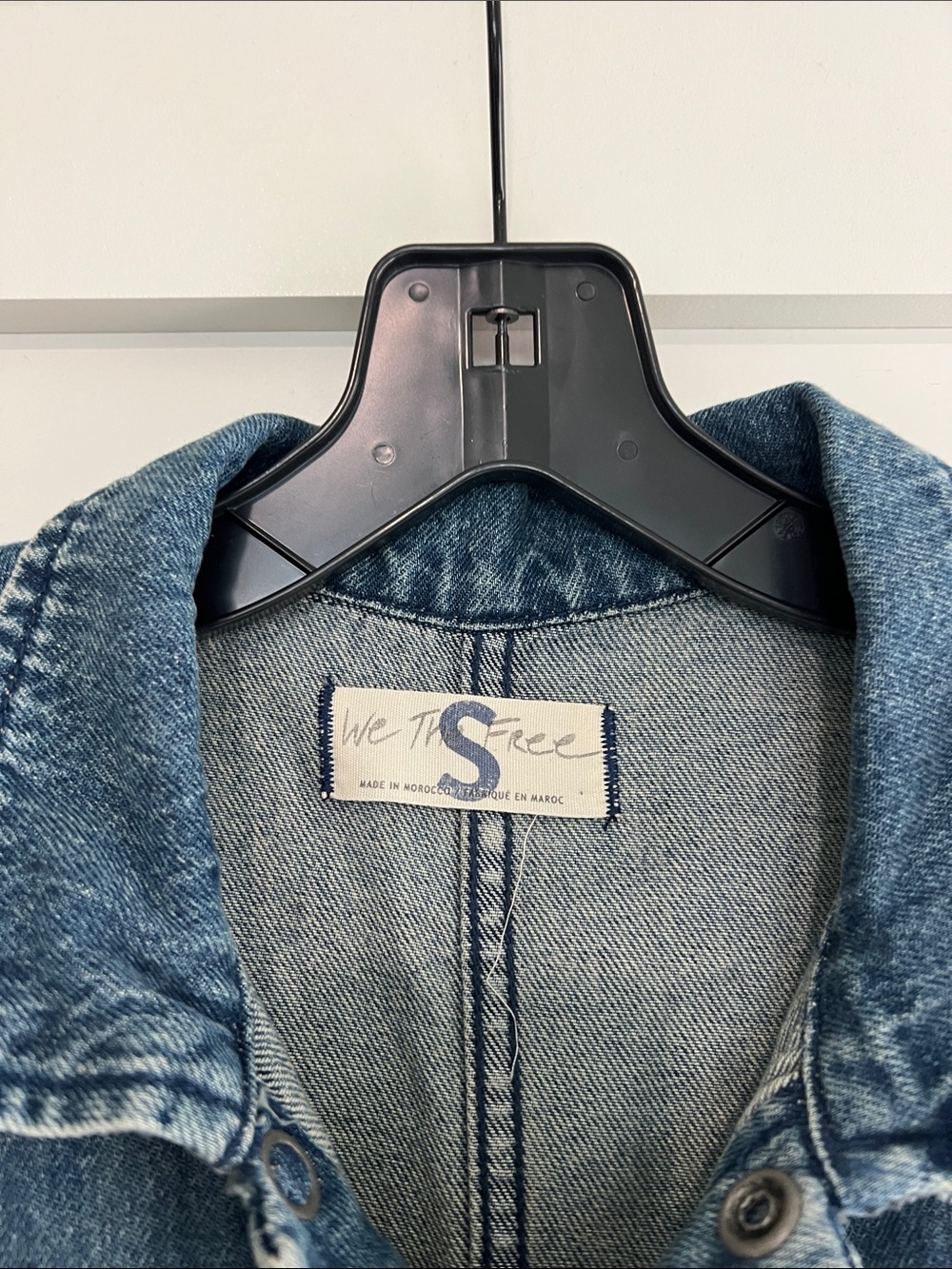 We The Free Women's Sleeveless Denim Jumpsuit in Blue - Picture 4 of 7
